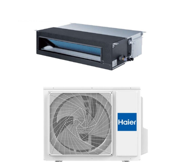 Air Conditioner Haier Inverter Channelled Canalizable Media Prevalence 24000 Btu AD71S2SM1FA R-32 Wi-Fi Optional With Wire Control YR-E16A
