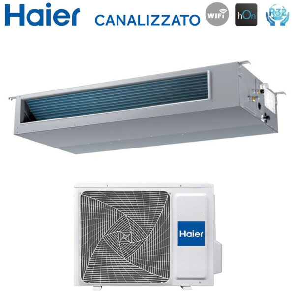 Haier Inverter Air Conditioning Ducted Medium Prevalence 24000 Btu AD71S2SM3FA R-32 Wi-Fi Optional Haier YR-HRS01 Infrared Remote Control + RE-02 Receiver