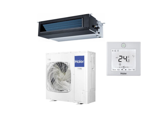 Haier Ducted Inverter Air Conditioning Smart Power Average Head 30000 btu ADH090M1ERG R410A A++ complete with Wi-Fi wireless control