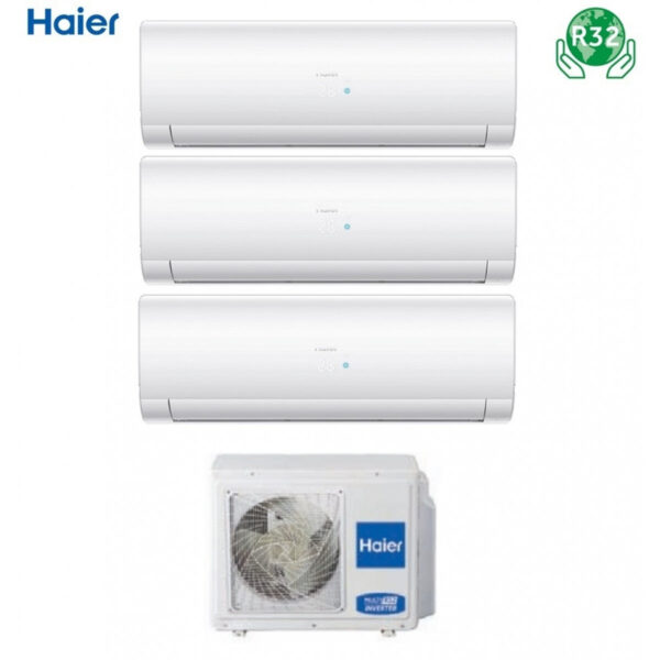 Haier Trial Split Inverter Airconditioner IES Serie 9+12+12 met 3U68S2SG1FA 9000+12000+12000 Wi-Fi Optioneel