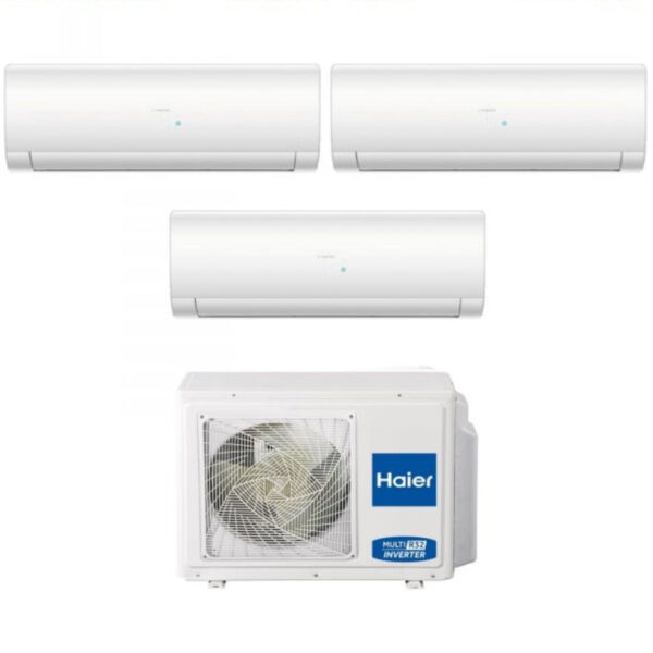 Haier Trial Split Inverter Airconditioner IES PLUS serie 7+7+15 met 3U70S2SR3FA R-32 Geïntegreerde Wi-Fi 7000+7000+15000 - Nieuw