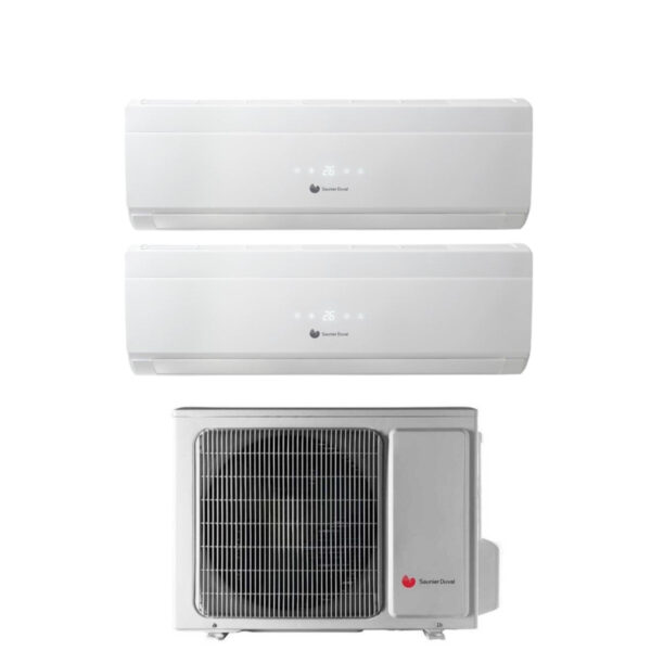 Hermann Saunier Duval Dual Split Inverter Airconditioner UNI COMFORT 9+9 serie met SDH19-050MC2NO R-32 9000+9000