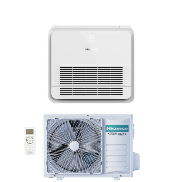 KOOPJESGEBIED Airconditioning Hisense Inverter Console TURBO-serie 12000 Btu AKT35UR4RK8 + AUW35U4RS8 R-32 Wi-Fi Optioneel Klasse A++/A++ met standaard afstandsbediening inbegrepen