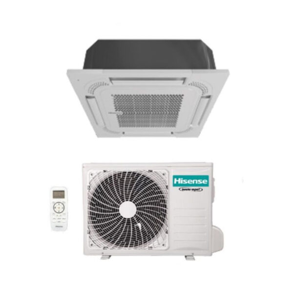 Hisense Cassette Air Conditioner 18000 Btu ACT52UR4RCA4 R-32 Wi-Fi Optional with Remote Control and Panel Included - New