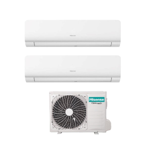 Air Conditioner Hisense Dual Split Inverter Series NEW ENERGY 7+12 with 2AMW42U4RGC R-32 Integrated Wi-Fi 7000+12000 - News