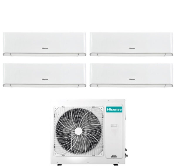 Hisense Airconditioner Split Inverter Panelen ENERGY-serie 9+9+9+9+9 met 4AMW81U4RAA R-32 Geïntegreerde Wi-Fi 9000+9000+9000+9000