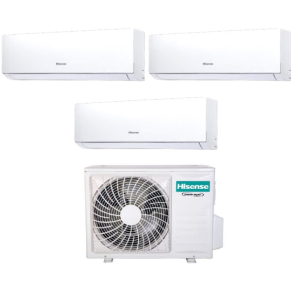 Airconditioner Hisense Trial Split Inverter-serie NIEUW COMFORT 5+7+7 met 3AMW62U4RFA R-32 Wi-Fi optioneel 5000+7000+7000