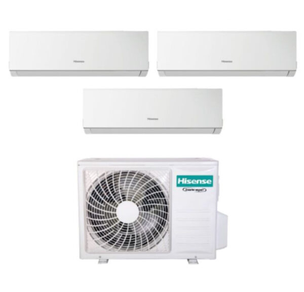 Hisense Trial Split Inverter Airconditioning NIEUWE COMFORT 5+7+9 serie met 3AMW72U4RFA R-32 Wi-Fi Optioneel 5000+7000+9000
