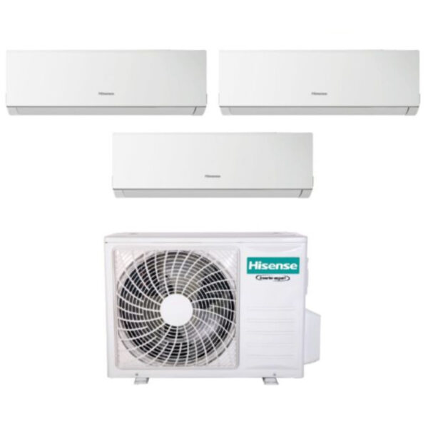 Hisense Trial Split Inverter airconditioning NIEUWE COMFORT 7+9+9 serie met 3AMW72U4RFA R-32 Wi-Fi Optioneel 7000+9000+9000 - Nieuw