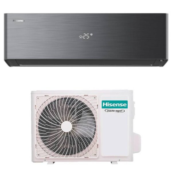 Air Conditioner Hisense Inverter ENERGY PRO X BLACK 9000 Btu R-32 Wi-Fi Integrated