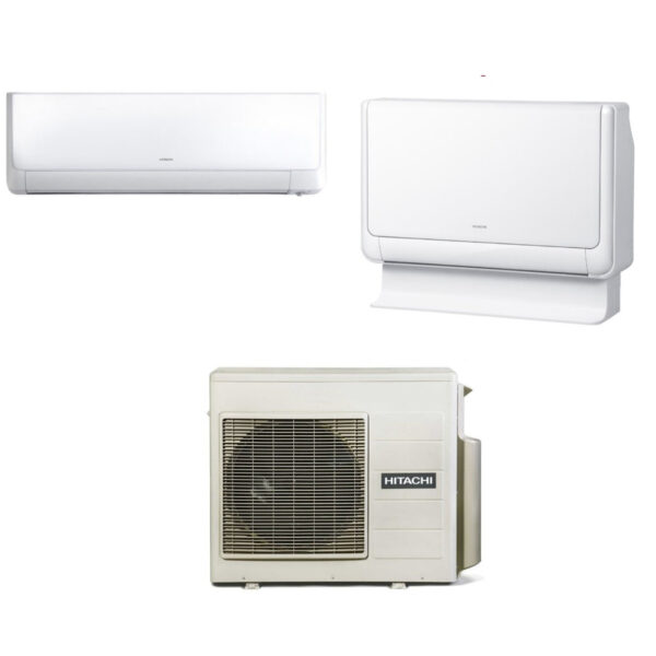 Airconditioner Hitachi Dual Split Inverter Serie Performance 9000 + Vloer Akebono 9000 met RAM-53NP2E R-32 Wi-Fi Optioneel 9000+9000 - Nieuws