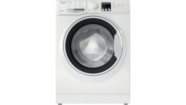 Wastafel met voorpaneel Hotpoint Slim 6 kg RSSF 621 W IT N Klasse F (A85xL59,5x42,5) 1200 Giri Digitale bewegingstechnologie