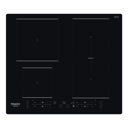 Inductiekookplaat Hotpoint F157703 Hb 4860B Ne 4 Foods (L59xP51) Vetroceramisch Zwart