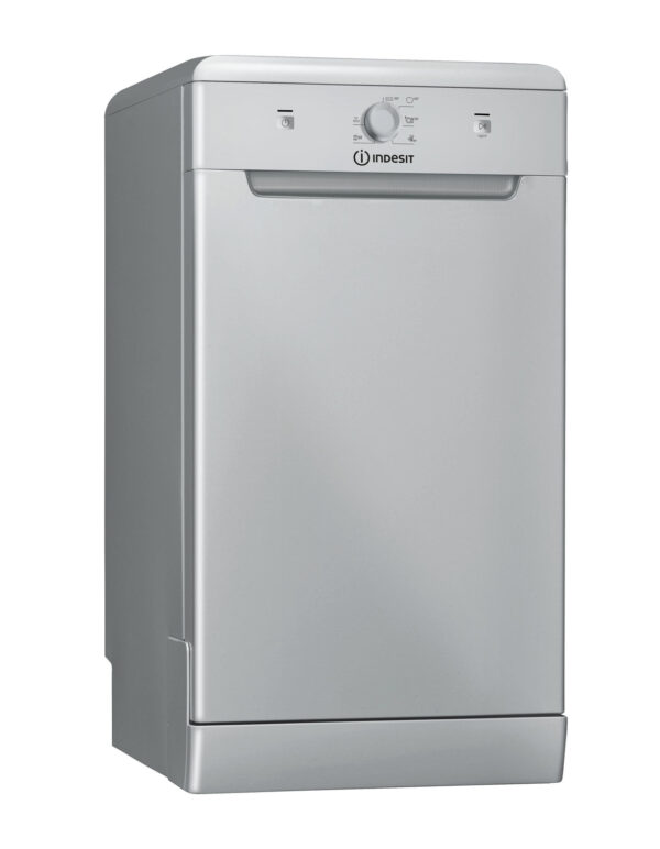 Gratis installatie wasmachine Indesit DSFE 1B10 S 10 Dekking Klasse F (A85xL45xP59) Zilver Uitgestelde Start Intensief Programma