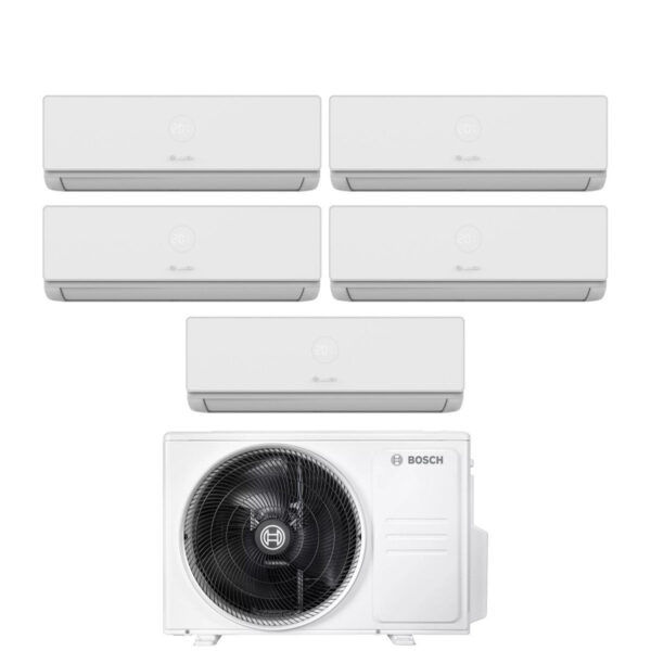 Penta Split Bosch CLIMATE 4000i 9+9+9+9+9 met 5000M 125/5 E R-32 Wi-Fi Optioneel