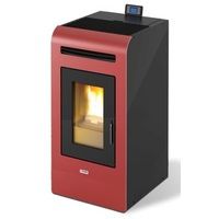 KING PELLET STOVE 16 KW 15.5 BORDEAUX - NEW MODEL