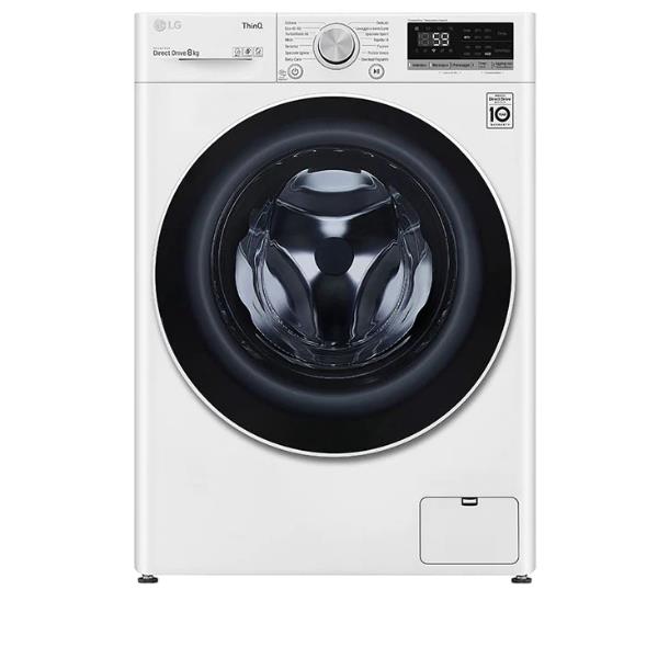 Wasmachine met voorlader LG 8 kg F4WV508N0E Wifi-omvormer 1400 tpm klasse C