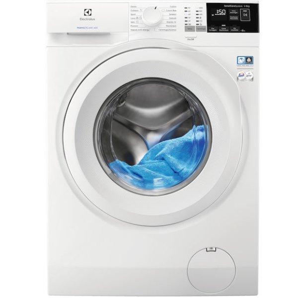 ELECTROLUX Wasmachine met voorlader 9 kg PerfectCare 600 1200 RPM EW6F492Y Klasse D