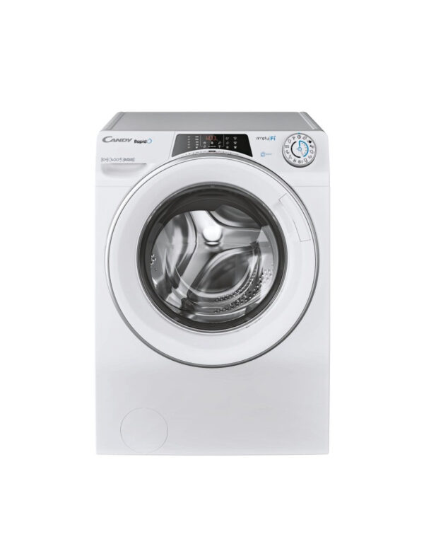 Candy RapidÓ RO14104DWMSE/1-S 1400 RPM wasmachine met voorlader, 10 kg, klasse A (A85xL60xP58), stoomfunctie, wifi en BLE, Snap&Wash