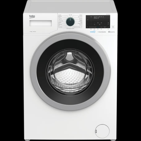 Beko Frontlader Wasmachine 9 kg WTX91436AI-IT Klasse B (A85xL60xP60) 1400 RPM Bluetooth - ProSmart Inverter