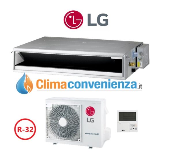 LG Ducted Air Conditioner 9000 Btu CL09R N20 R-32 A+/A Wi-Fi Optional