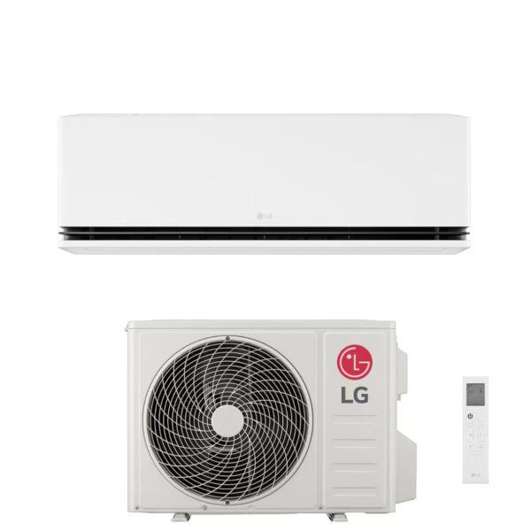 Air conditioner LG Inverter DUALCOOL DELUXE 9000 Btu H09S1D.NS1 + H09S1D.U12 R-32 Wi-Fi Integrated Class A+++/A++