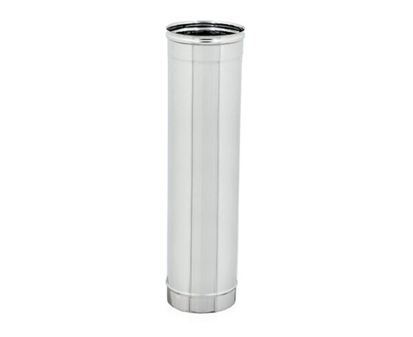 Rookkraan Type Monoparette Lengte 1000 mm Diameter 130 mm Dikte 0,5 mm Materiaal Roestvrij staal AISI 304