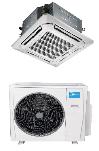 Airconditioner Inverter Midea Cassetta 4 Vie Super Slim 55000 btu MCD1-55HRFNX(GA) Wi-Fi Optioneel Netsnoer Uitgesloten