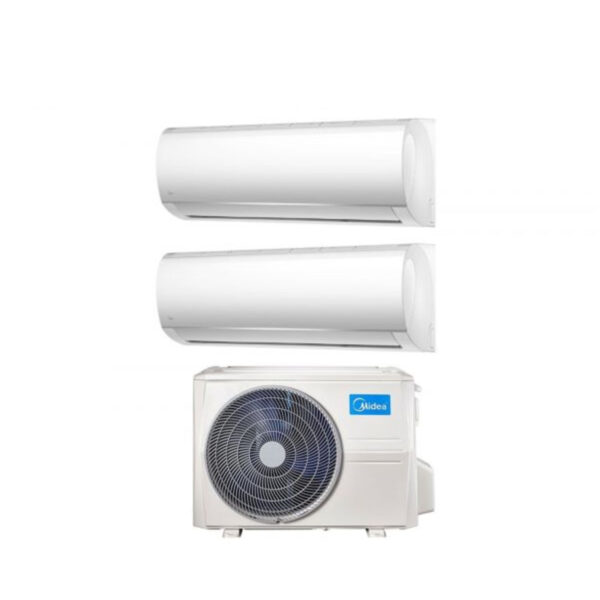 Midea Dual Split Inverter Airconditioner RECHTS 9+9 serie met M2OD-18HFN8-Q R-32 Wi-Fi Optioneel 9000+9000 - Nieuw
