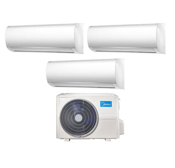 Midea Trial Split Inverter Air Conditioner RIGHT 9+9+9 series with M3OF-27HFN8-Q R-32 Wi-Fi Optional 9000+9000+9000 - New