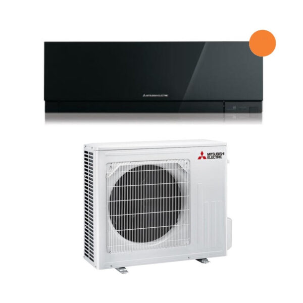 GELEGENHEDEN IN DE GEBIED Airconditioning Mitsubishi Electric Inverter Kirigamine ZEN R-32 Zwart 18000 btu MSZ-EF50VGKB Zwart Wi-Fi Geïntegreerd