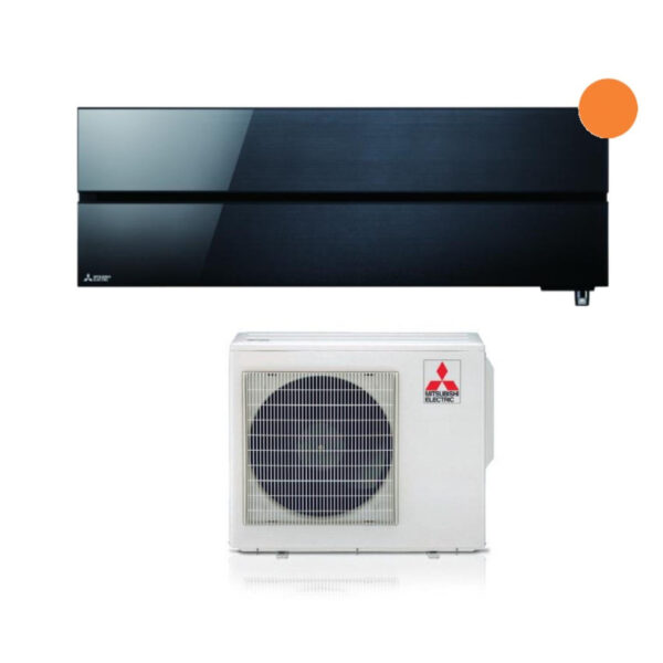 GELEGENHEDEN IN DE GEBIED Airconditioning Mitsubishi Electric Inverter Serie Kirigamine Stijl 12000 Btu MSZ-LN35VGB Onyx Zwart R-32 Wi-Fi Geïntegreerd Klasse A+++ Zwart AO954