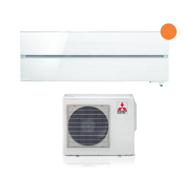 KOOPJESGEBIED Airconditioning Mitsubishi Electric Inverter Kirigamine Style Series 18000 Btu MSZ-LN50VGW Wit R-32 Geïntegreerde Wi-Fi Massief Wit