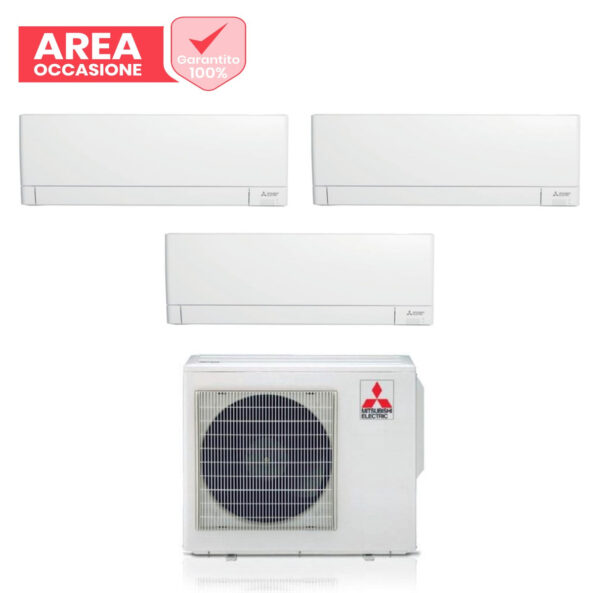AREA OCCASIONS Air conditioner Mitsubishi Electric Trial Split Inverter Line Plus series MSZ-AY 9+9+9 btu with MXZ-3F68VF Wi-Fi Integrated R-32 9000+9000+9000 A+++