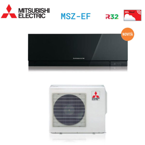 Mitsubishi Electric Inverter Air Conditioner Kirigamine ZEN R-32 Black 12000 btu MSZ-EF35VGB Black A+++ - NEW