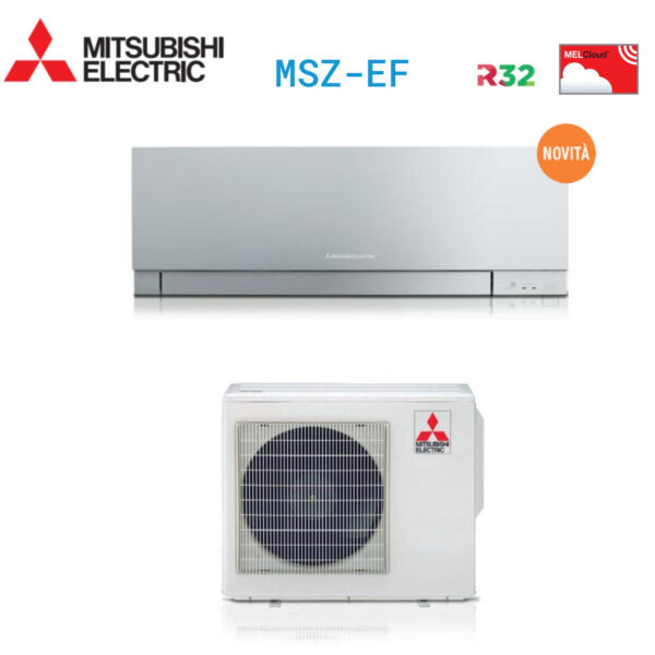 Mitsubishi Electric Inverter Airconditioner Kirigamine ZEN R-32 Zilver 15000 btu MSZ-EF42VGS Grijs A++ - NIEUW