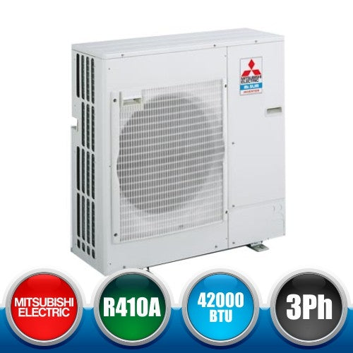 Alleen externe unit Airconditioner Omvormer Mitsubishi Electric 42000 btu driefase PUHZ-P125YHA