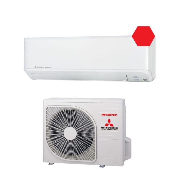 Mitsubishi Heavy Industries DC Inverter Airconditioner 15000 Btu DXK15Z5-S (nieuwe afkorting DXK15Z6-W Gas R-32)