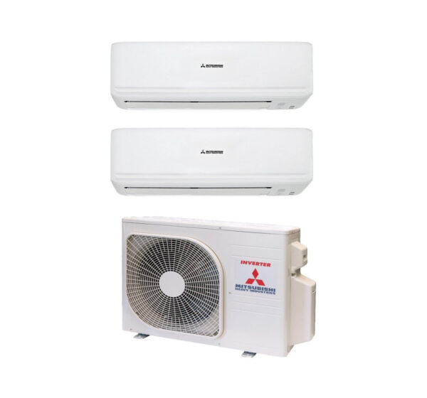 Mitsubishi Heavy Industries DualSplit Inverter Airconditioning Kireia Smart Series (SKM) 9+9 met SCM40ZS-S Gas R-32 Wi-Fi Optioneel