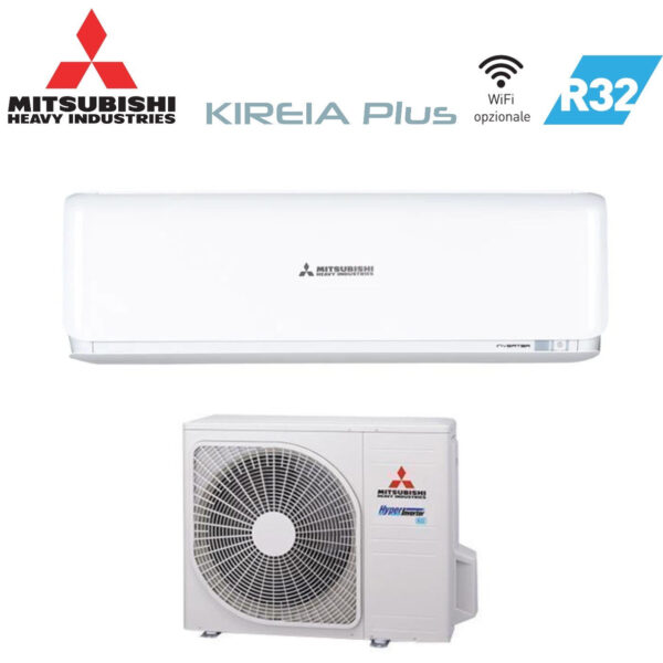 Mitsubishi Heavy Industries Air Conditioner Inverter KIREIA PLUS Series White 18000 Btu SRK50ZSX-W R-32 Wi-Fi Optional White Color A++