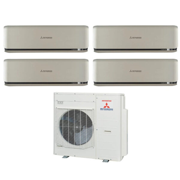 Mitsubishi Heavy Industries Airconditioning Split Inverter Panelen KIREIA PLUS serie Titanium 7+9+9+12 met SCM71ZS-W R-32 Wi-Fi Optioneel 7000+9000+9000+12000