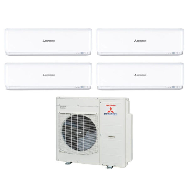 Air conditioner Mitsubishi Heavy Industries Square Split Inverter Series KIREIA PLUS White 7+7+7+7 with SCM80ZS-W R-32 Wi-Fi Optional 7000+7000+7000+7000 Color White