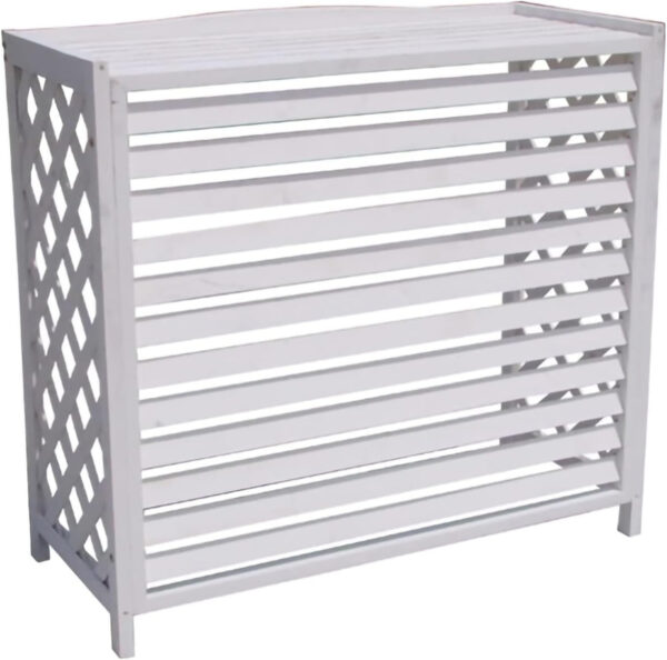 Copper Cover External Unit White Wood Conditioner 95x50x85 for Dual/Trial and 18000/24000 btu Conditioners