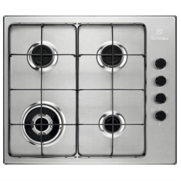 Electrolux EGS6414X Electrolux Triple Crown roestvrijstalen gaskookplaat