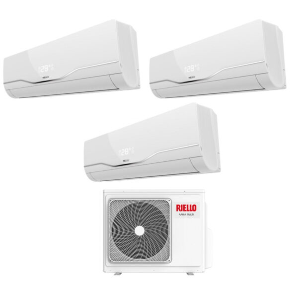 Airconditioner Riello Trial Split Air Inverter Series Plus 7+7+9 met Air Multi 355 P R-32 Wi-Fi Optioneel 7000+7000+9000