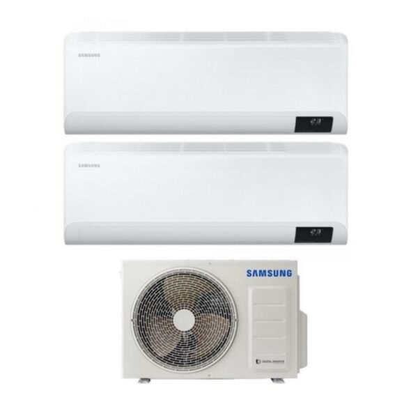 KOOPJESGEBIED Samsung Dual Split Inverter Airconditioner CEBU Serie 9000+9000 btu met AJ040TXJ2KG/EU A+++ Wi-Fi 9+9 - NIEUW