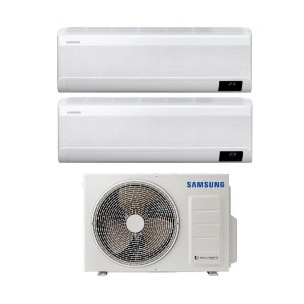 AANBIEDINGSGEBIED Samsung Windfree Avant-serie Dual Split Inverter Airconditioner 9000+12000 btu met AJ050TXJ2KG A+++ Wi-Fi 9+12 R-32 - NIEUW