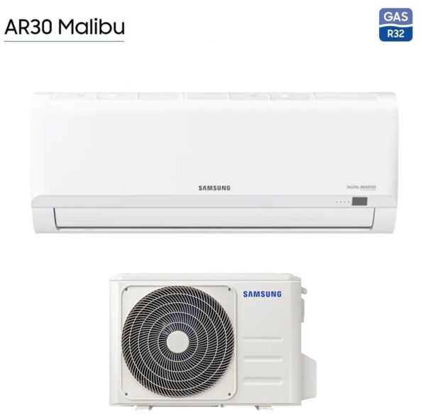 KOOPJESGEBIED Airconditioning Samsung Inverter Malibu AR30-serie 12000 Btu mix AR12TXHQBWKN + AR12TXHQASIX R-32