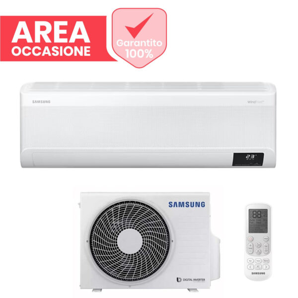 GELEGENHEDEN Airconditioner Samsung Inverter-serie WINDFREE ELITE 12000 Btu F-AR12ELT R-32 AR12CXCAAWKNEU Wi-Fi geïnstalleerd