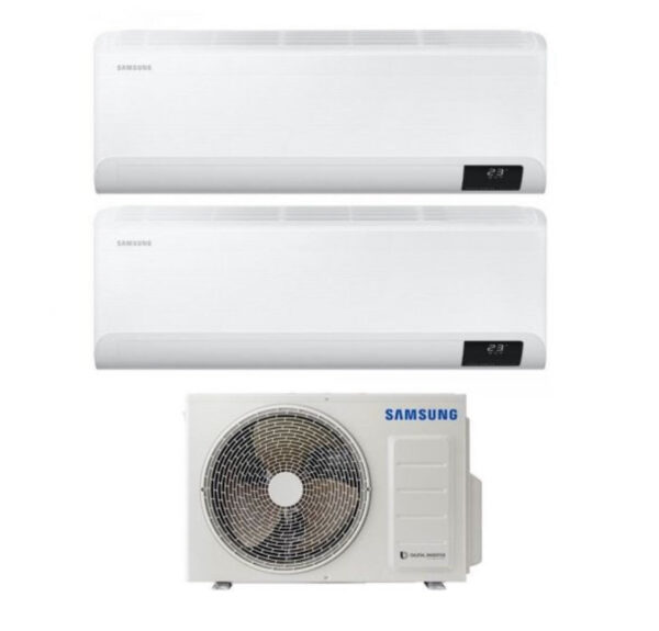 Airconditioner Dual Split Inverter Samsung Serie CEBU 12000+12000 btu met AJ050TXJ2KG/EU A+++ Wi-Fi 12+12 - NOVITA'